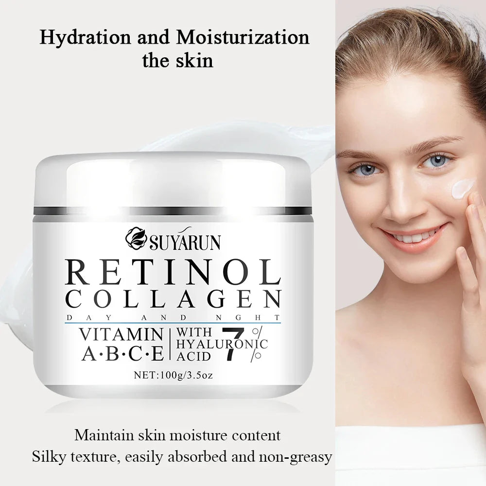Retinol Collagen Cream – Vitamin E & Shea Butter Anti-Aging