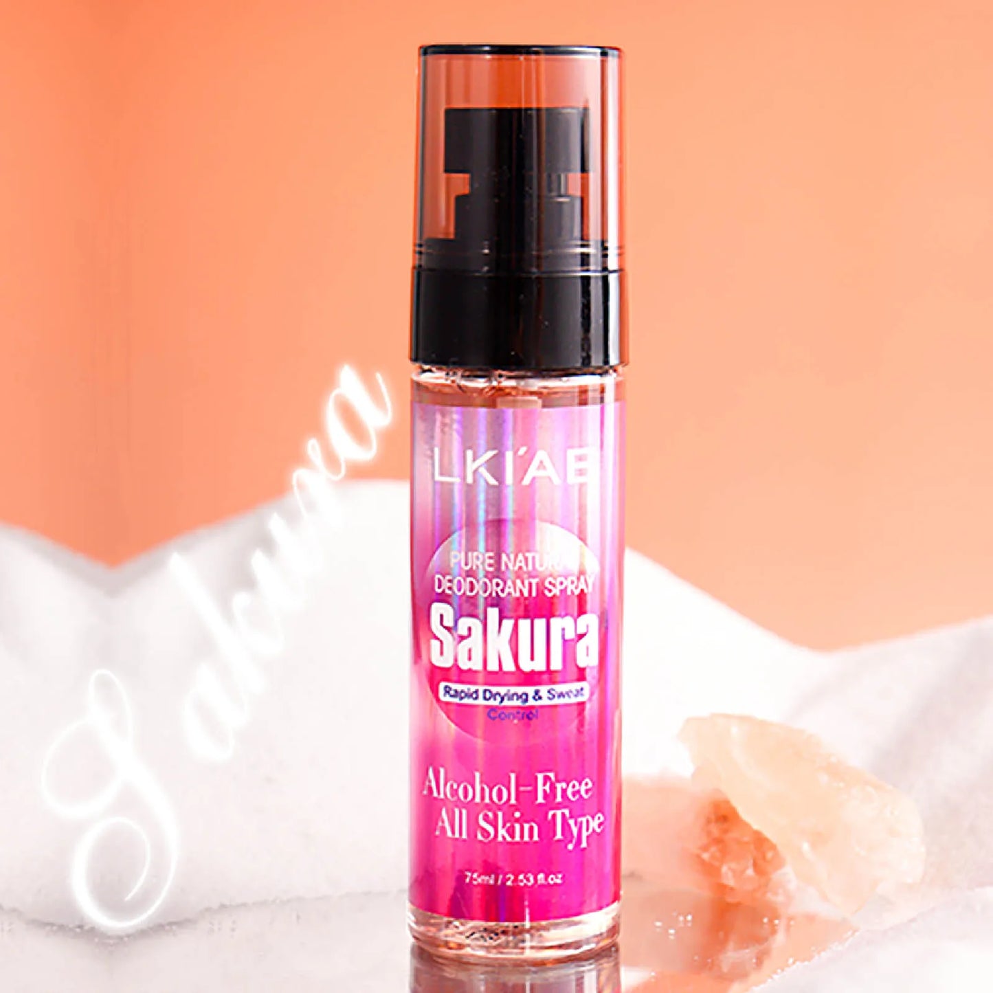 Natural Deodorant Spray | Jasmine & Sakura Body Mist 75ml