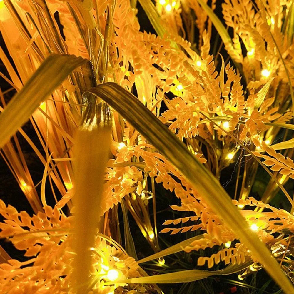 7-Head Solar Wheat Ear Garden Stake Light | Outdoor Decor