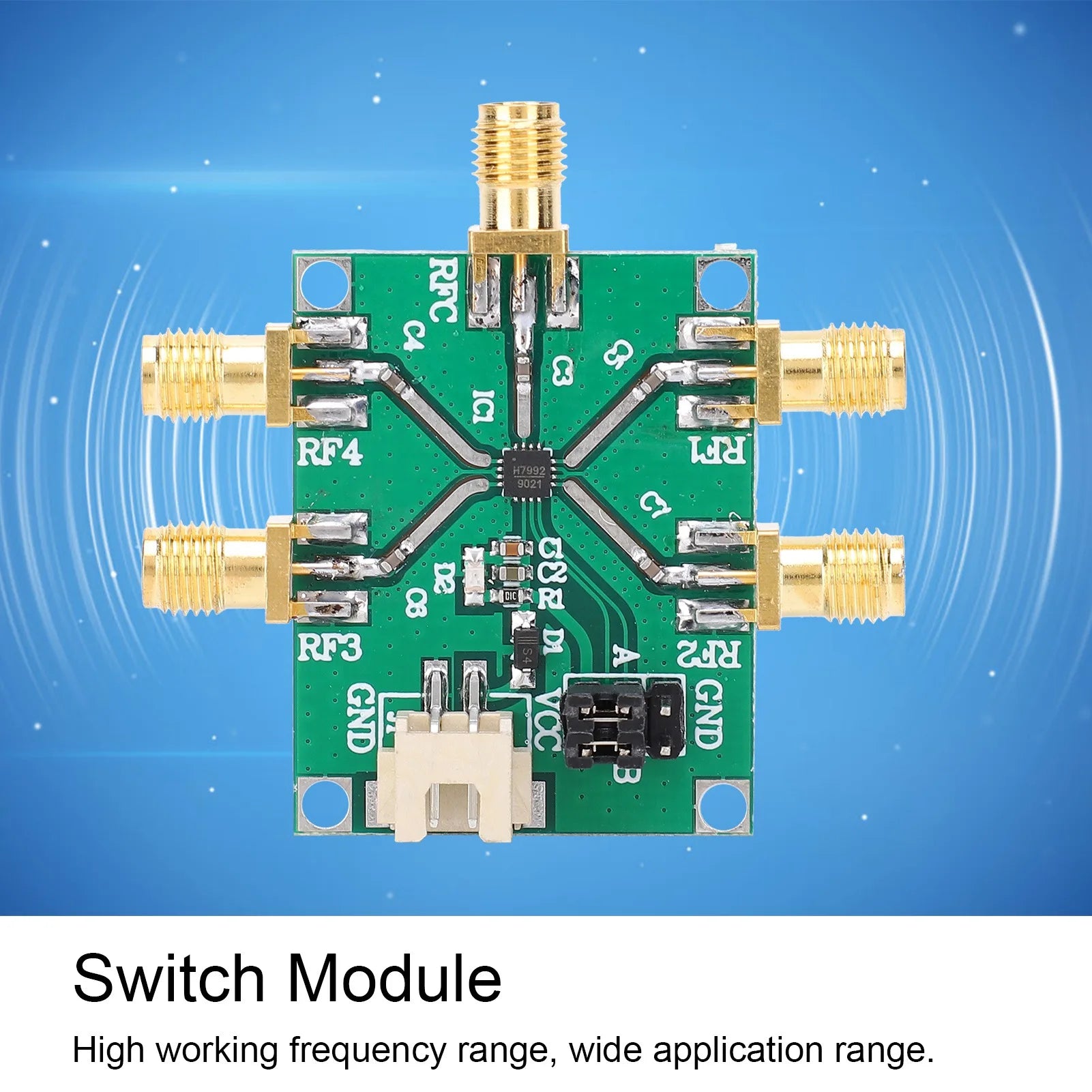 RF Module Single‑Pole 4 Throw Non‑Reflective Electronic Component HMC7992 0.1-6GHz Non‑Reflective RF Module Peaceful Pleasures Health and Wellness