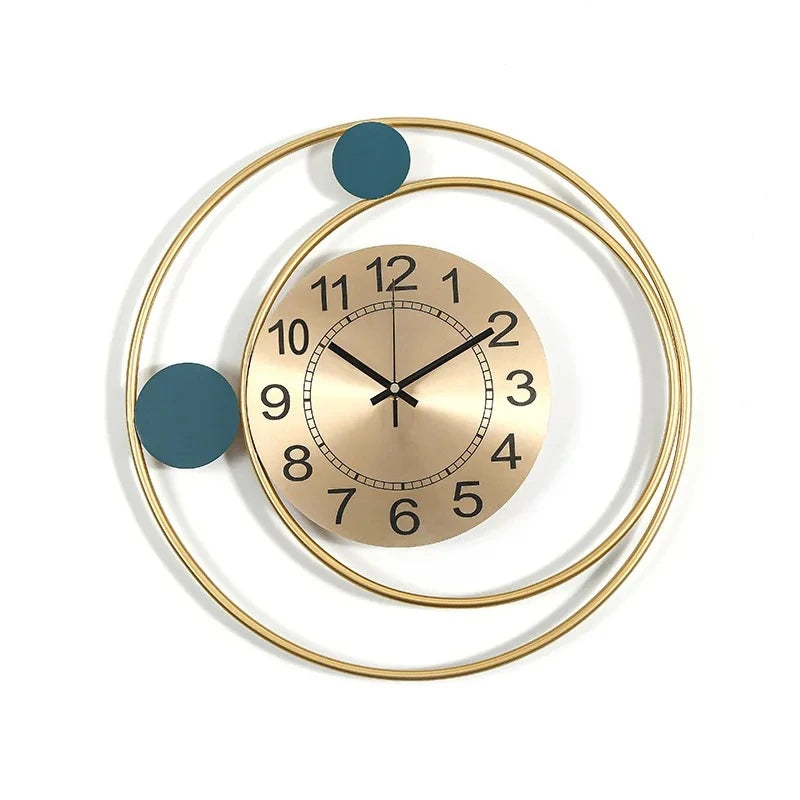 Modern Minimalist European Style Silent Wall Clock 42X42cm Fashion Home Wall Decoration For Living Room Bedroom Peaceful Pleasures Health and Wellness
