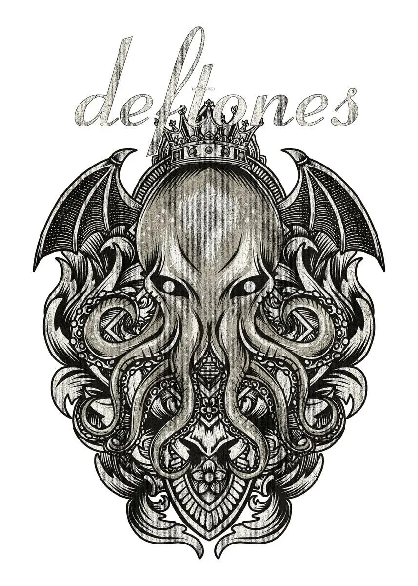 Classic Rock Metal Band Deftones Music Album Posters and Prints Canvas Painting Wall Art Pictures for Club Room Home Decor Peaceful Pleasures Health and Wellness DM9-25 50x70cm Unframed