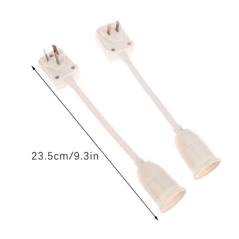 High Quality Household E27 Lamp Base Flexible Bend Wall Light Socket Adapter Plug Switch Lamp Bulb Extension Holder Peaceful Pleasures Health and Wellness