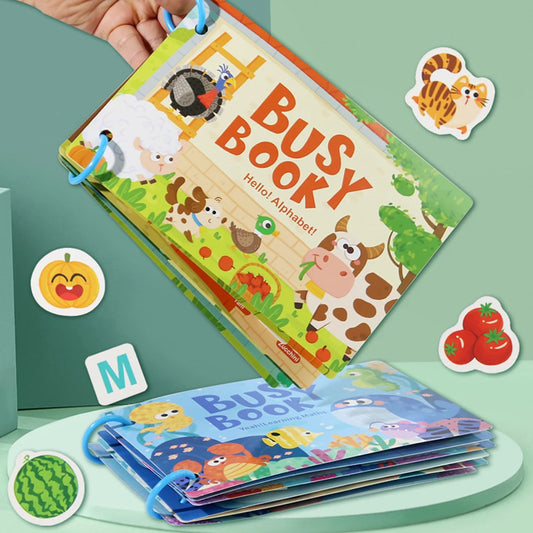 Kids Farm Letter Sticker Book – Reusable Montessori Busy Book Montessori Busy Book Peaceful Pleasures Health and Wellness