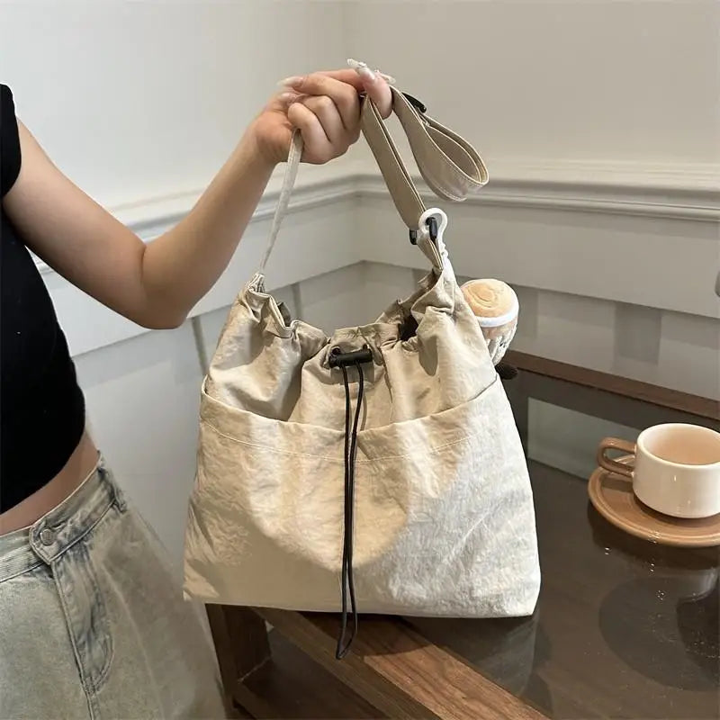 Large Capacity Women's Shoulder Bag – Lightweight Minimalist Tote