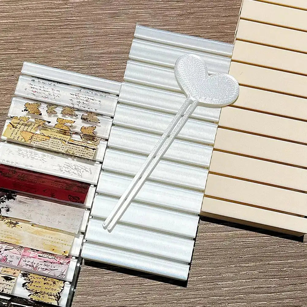 Nail Foil Roll Organizer Box – Dust-Proof Acrylic Storage Peaceful Pleasures Health and Wellness