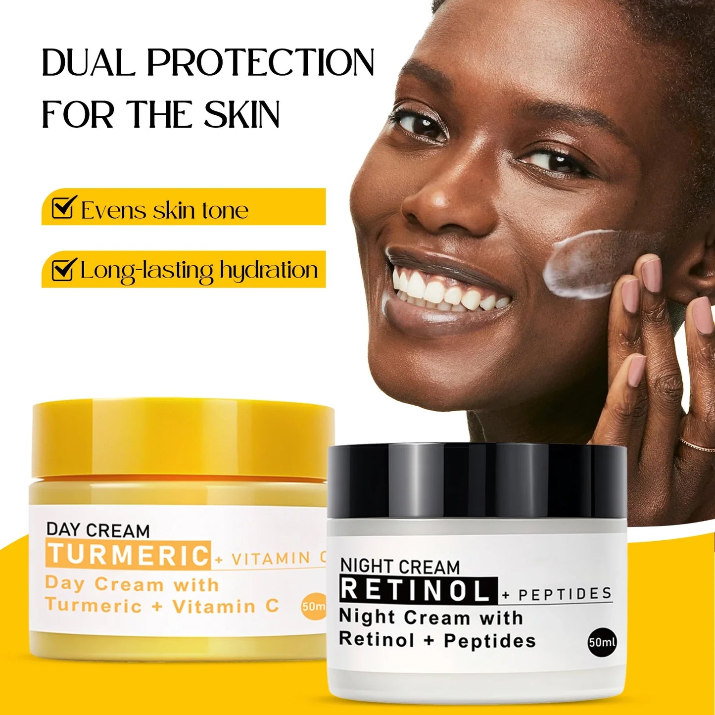YURHERSU Day & Night Face Cream – Moisturizing 50ml