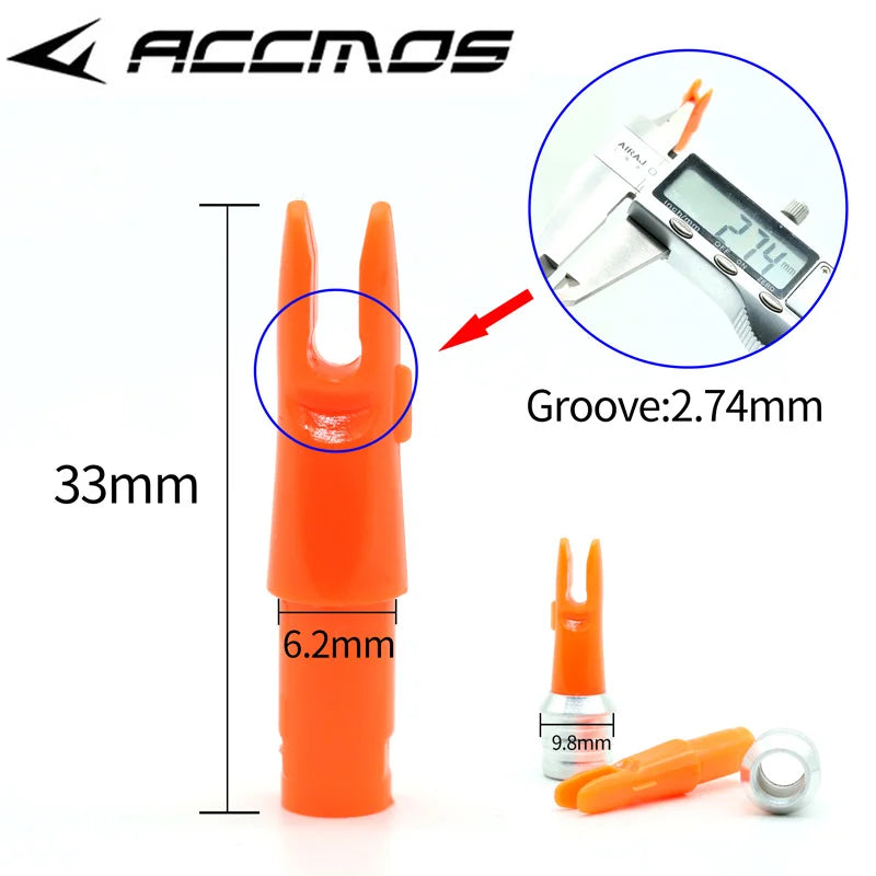 Archery 3D Internal Insert Nocks Bushings Arrow Shaft ID6 ID8mm ID9