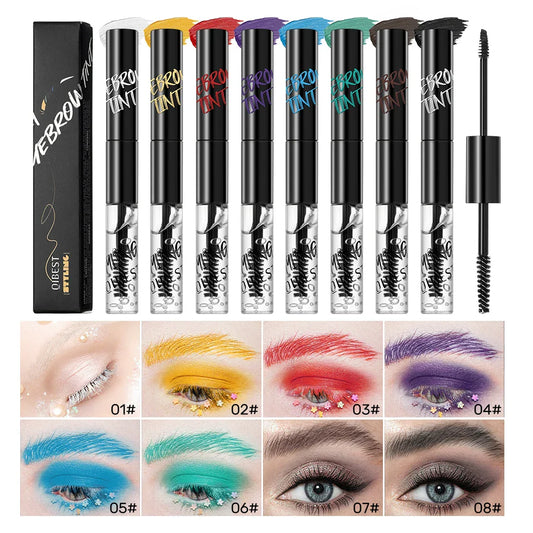 QiBest 2-in-1 Tinted Eyebrow Gel & Sculpting Cream – Waterproof Tinted Eyebrow Gel Oasis Select
