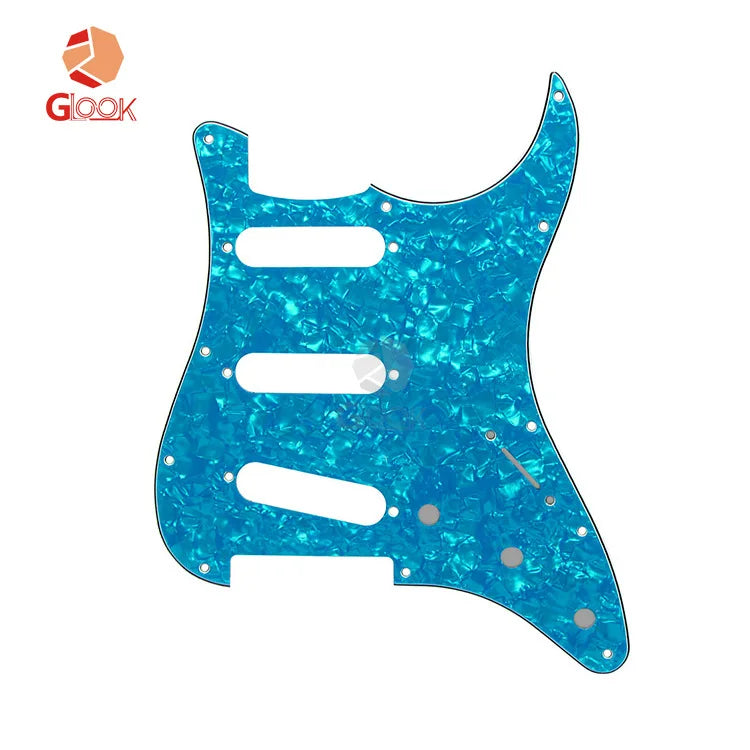11 Nail Electric Guitar Guard ST SQ Panel Hole Single SSS Meffen