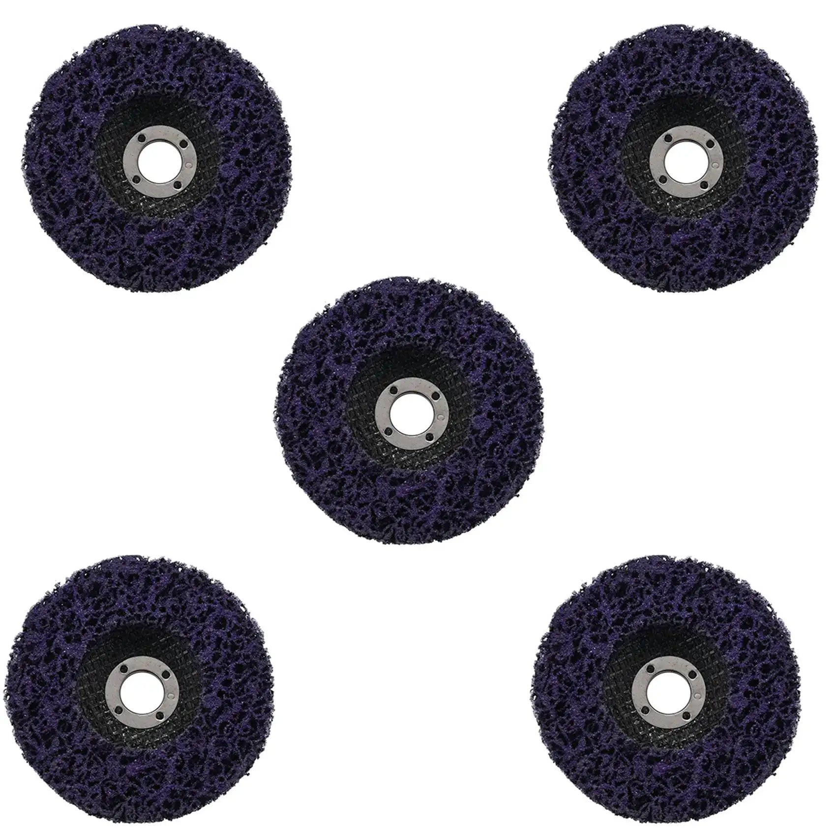 A36T-25Pcs Durable Poly Strip Disc Wheel 100X16mm Wood Metal Paint Rust Removal Clean Abrasive Tools For Angle Grinder Peaceful Pleasures Health and Wellness