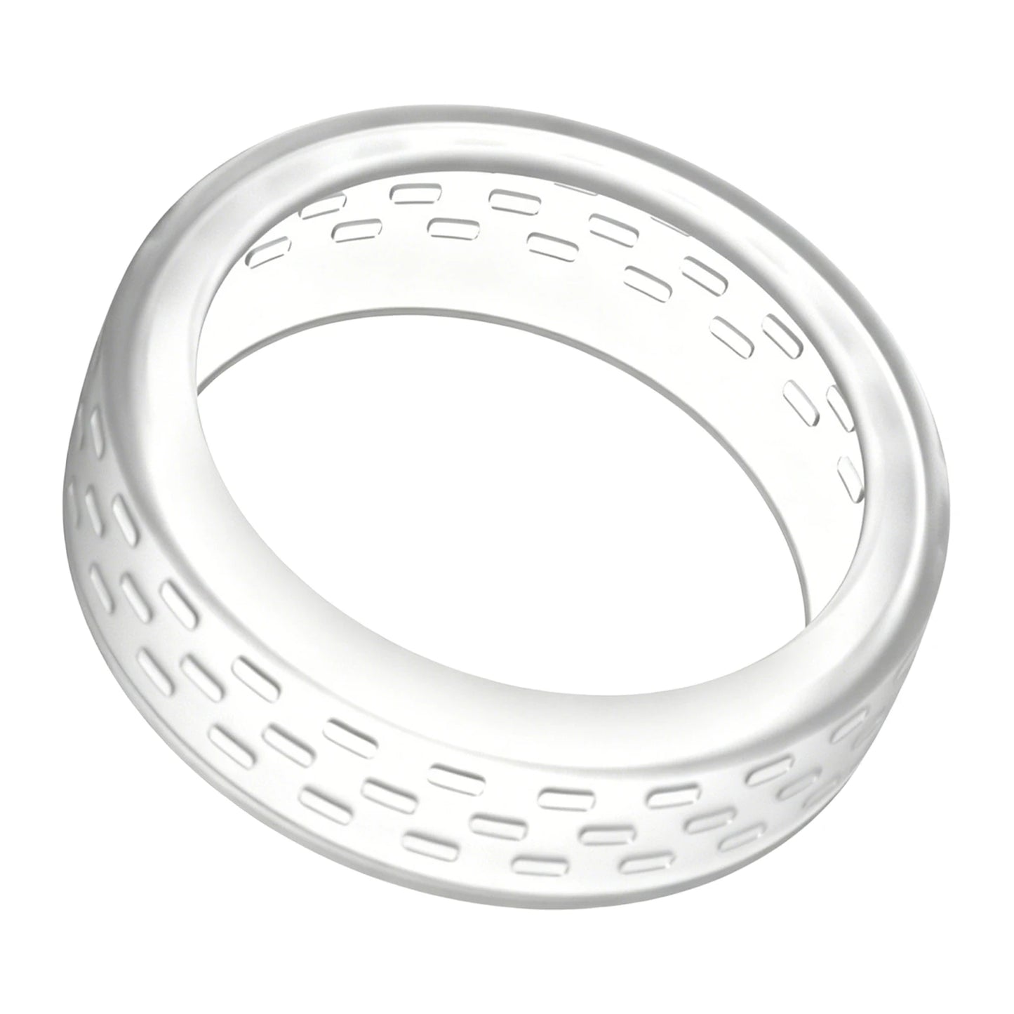 For Oura Ring 5 Scratch Proof Smart Rings Sleeve Multifunctional Shockproof Rings Bumper Covers for Daily Life Gym Workout Peaceful Pleasures Health and Wellness M Transparent