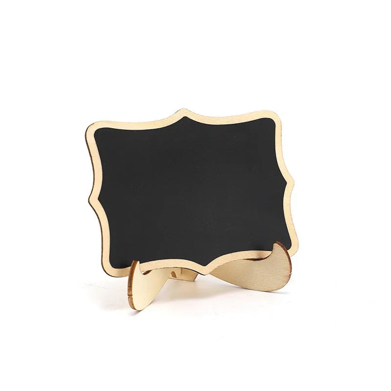 1pcs Mini Wooden Blackboard Universal Message Board Chalkboard Portable Wedding Party Decor Decorative Parts Home Decor Peaceful Pleasures Health and Wellness