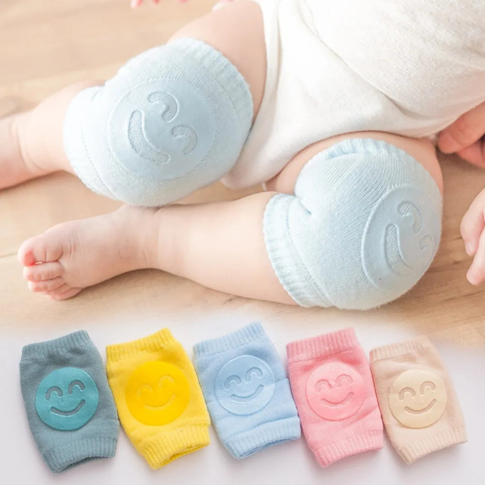 Baby Accessories Knee Pads Leg Warmer Gaiter Smile Girl Boy Kids Crawling Elbow Kneepad Slips Toddlers Infant Legging Elbow Peaceful Pleasures Health and Wellness