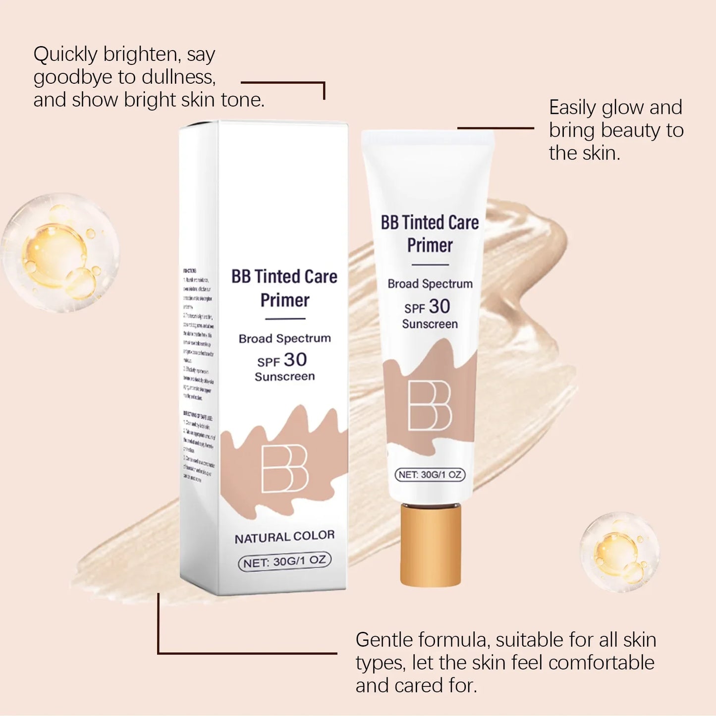 Sunscreen BB Cream – Oil Control, Coverage & Skin Barrier