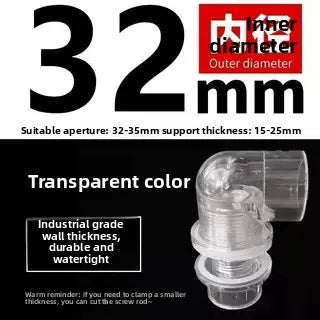 Acrylic Pipe Fittings – Elbow, Tee & End Cap | Fish Tank