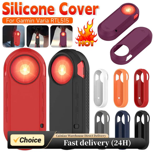 Premium Silicone Protective Sleeve for Garmin Varia RTL515 Bike Radar Light Perfect Fit Slim Lightweight for Cycling/Hiking Peaceful Pleasures Health and Wellness