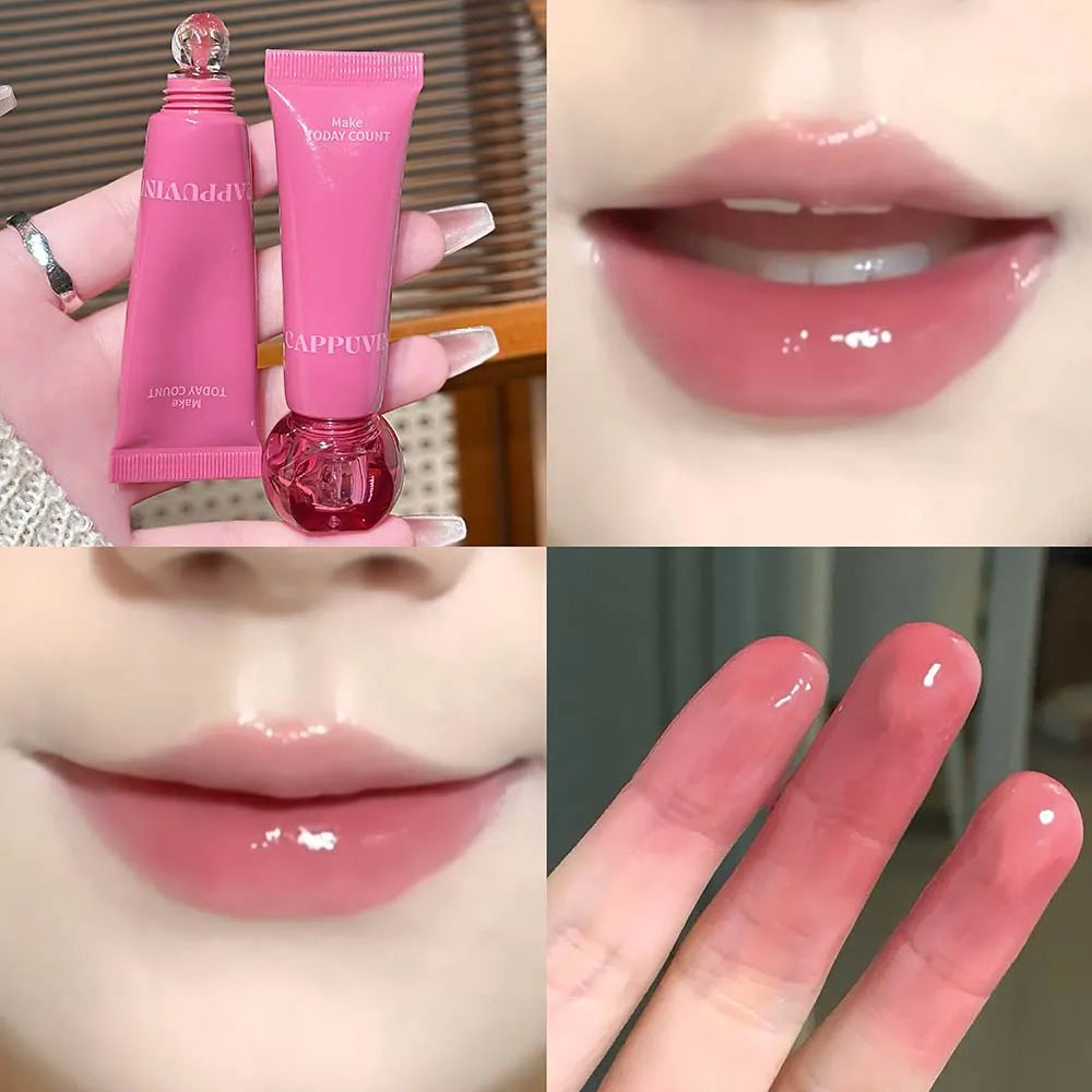 CAPPUVINI 7-Color Mirror Lip Gloss | Moisturizing Plumping Glaze