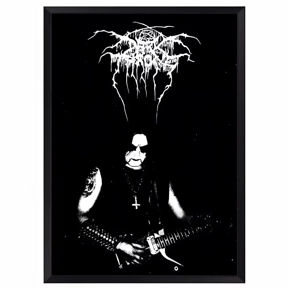 Classic D-DarkthroneS Band Poster HD Art Sticky Wall Waterproof Home Living Room Bar Office Aesthetic Decoration Peaceful Pleasures Health and Wellness ZLH5281 100x150cm No Frame