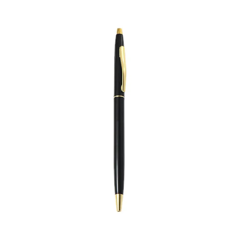 Ink Smooth Black Ink Gift School Office Supply Writing Tools Stationery Ballpoint Pen Metal Pen Sign Pen Gel Pen Peaceful Pleasures Health and Wellness black