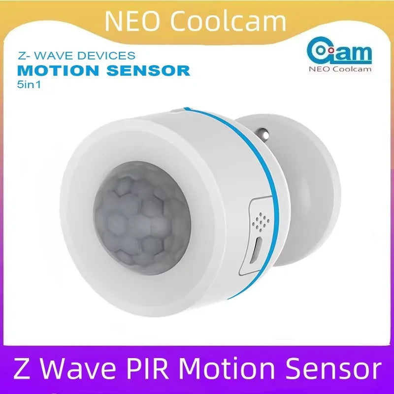 NEO Coolcam Z-Wave Plus 700 Series PIR Motion Detector With Temperature Humidity Light Sensor Work With Smartthing Vera Peaceful Pleasures Health and Wellness