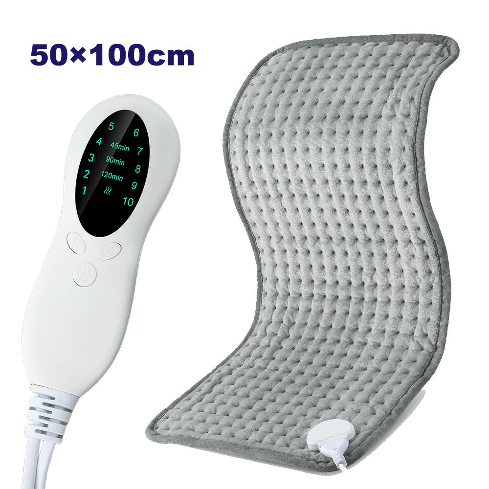 Home Electric Heating Pad Back Shoulder Office Winter Warming Blanket 10 Heat Thermal Mat Abdomen Period Menstrual Belt Peaceful Pleasures Health and Wellness