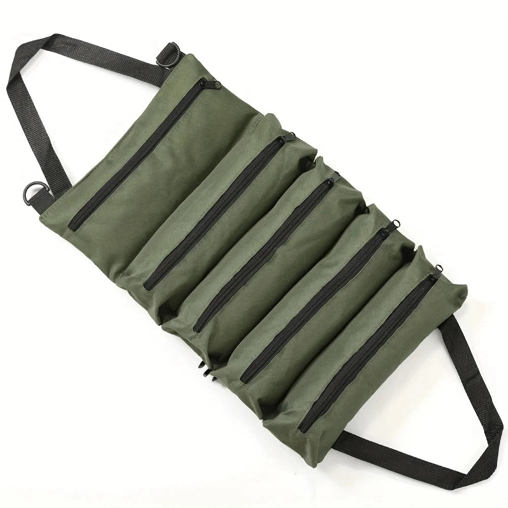 Heavy-Duty Roll-Up Tool Bag | Oxford Fabric Tool Organizer