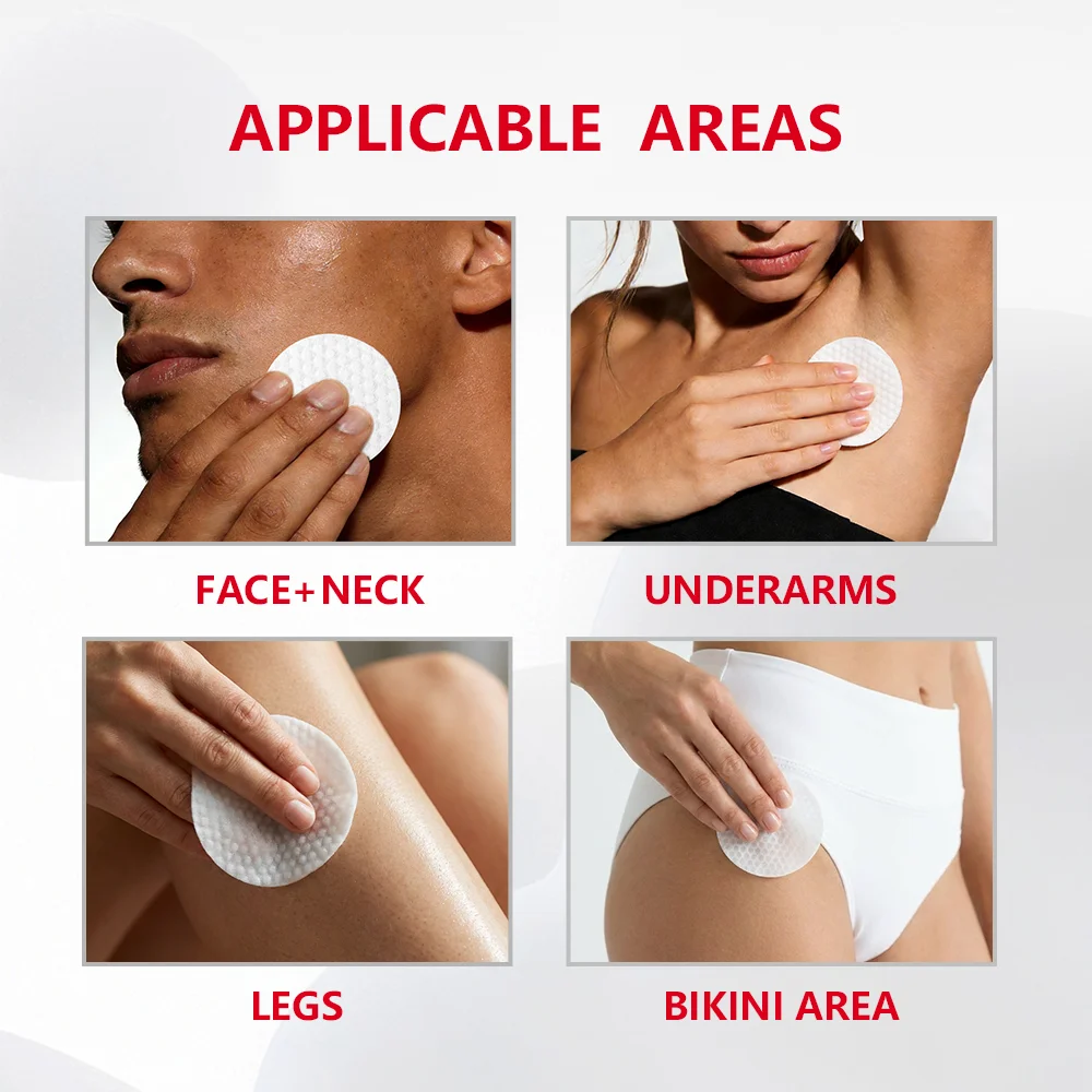 Ingrown Hair Care Pads Aftershave Treatment Powerful Gentle Formula Soothe Skin For Men & Women Underarms Bikini Area Face Neck Peaceful Pleasures Health and Wellness