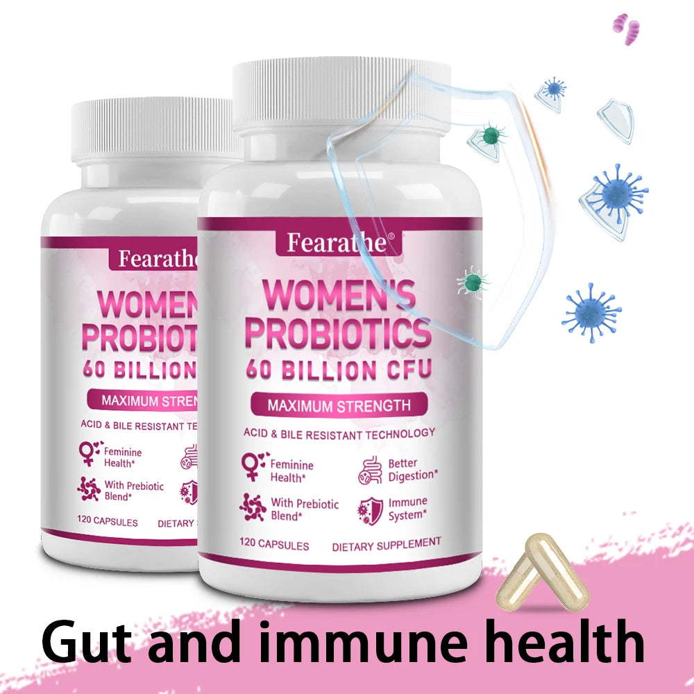 Women's Probiotic - Promotes Intestinal, Immune, and Overall Female Health, Aids Digestion, and Enhances Nutrient Absorption Peaceful Pleasures Health and Wellness
