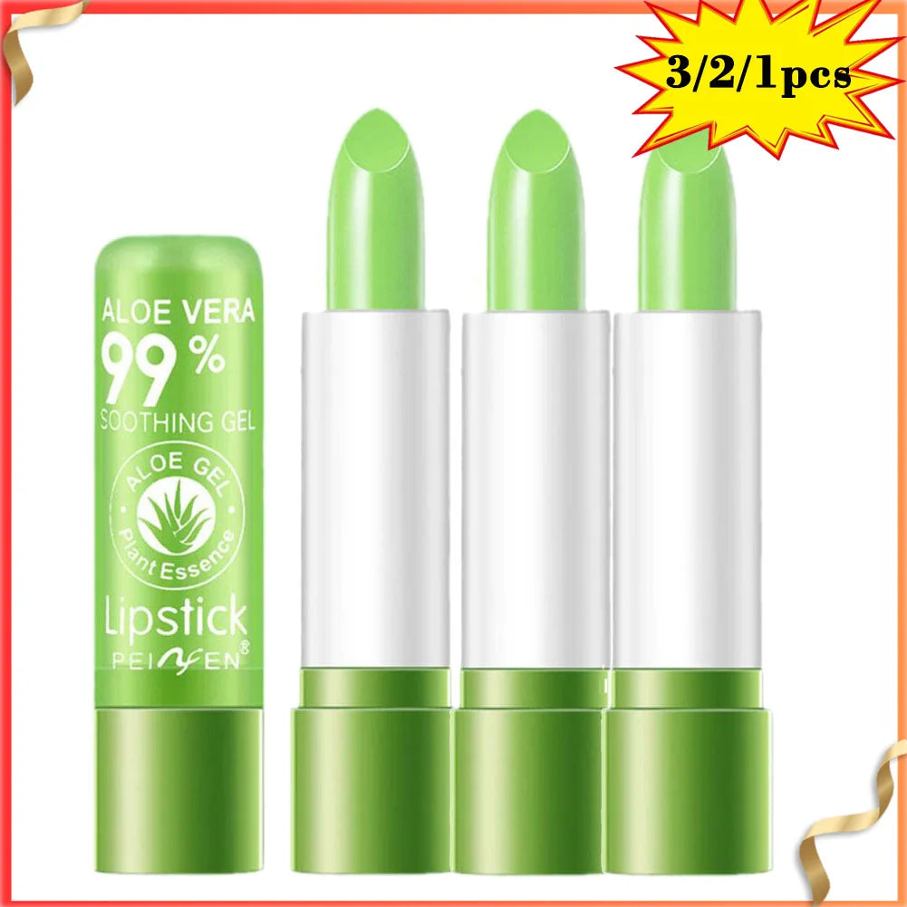Aloe Vera Color-Changing Lip Balm – Moisturizing & Nourishing Peaceful Pleasures Health and Wellness