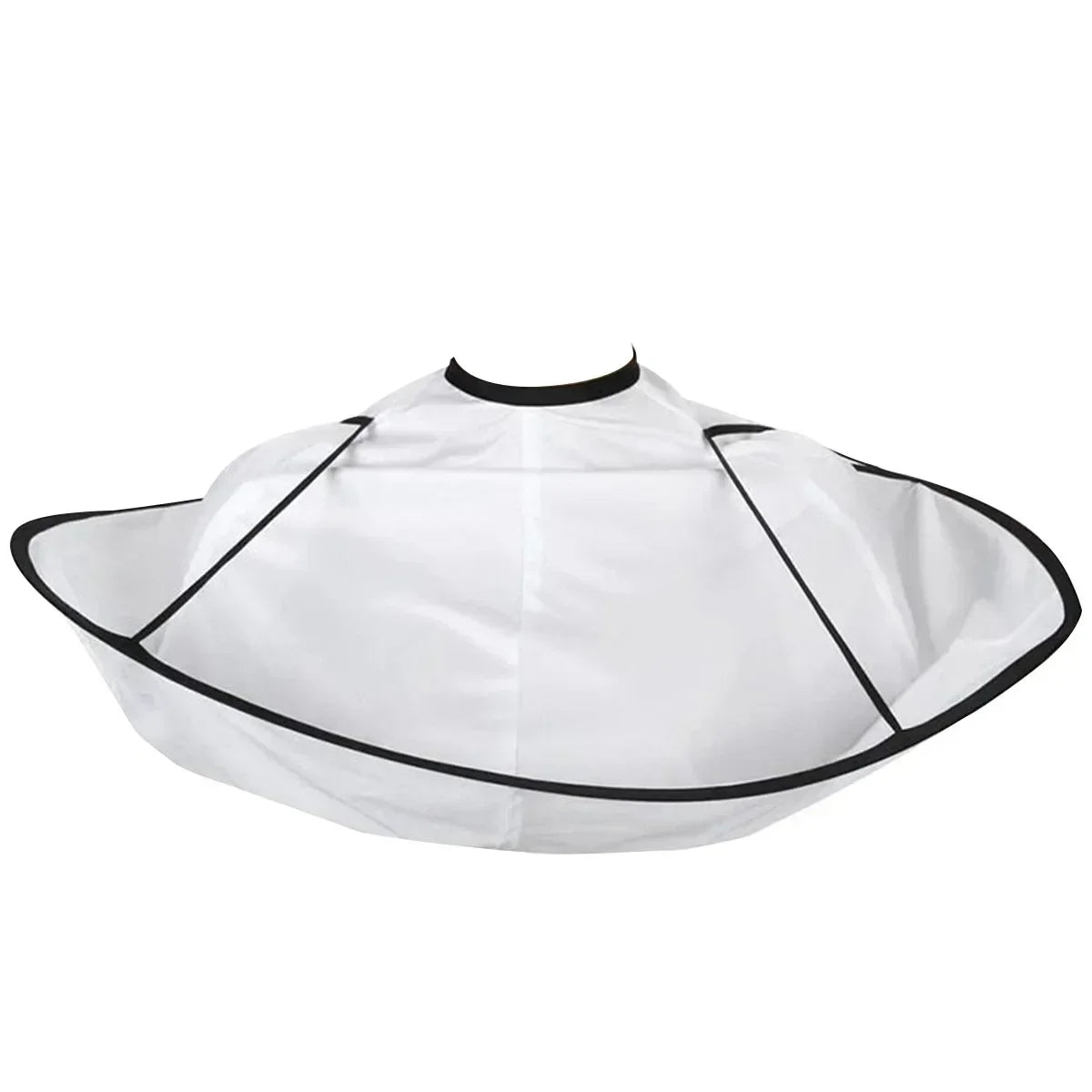 Hair Cut Umbrella Capes Haircut Cloak Cloth Hair Dye Three-Dimensional Breathable Household Haircut Cloak Foldable Haircut Tool Peaceful Pleasures Health and Wellness White