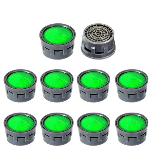10-Pack Faucet Aerator Replacement Nozzle Filter & Flow Restrictor Faucet Aerator Set Peaceful Pleasures Health and Wellness Default Title
