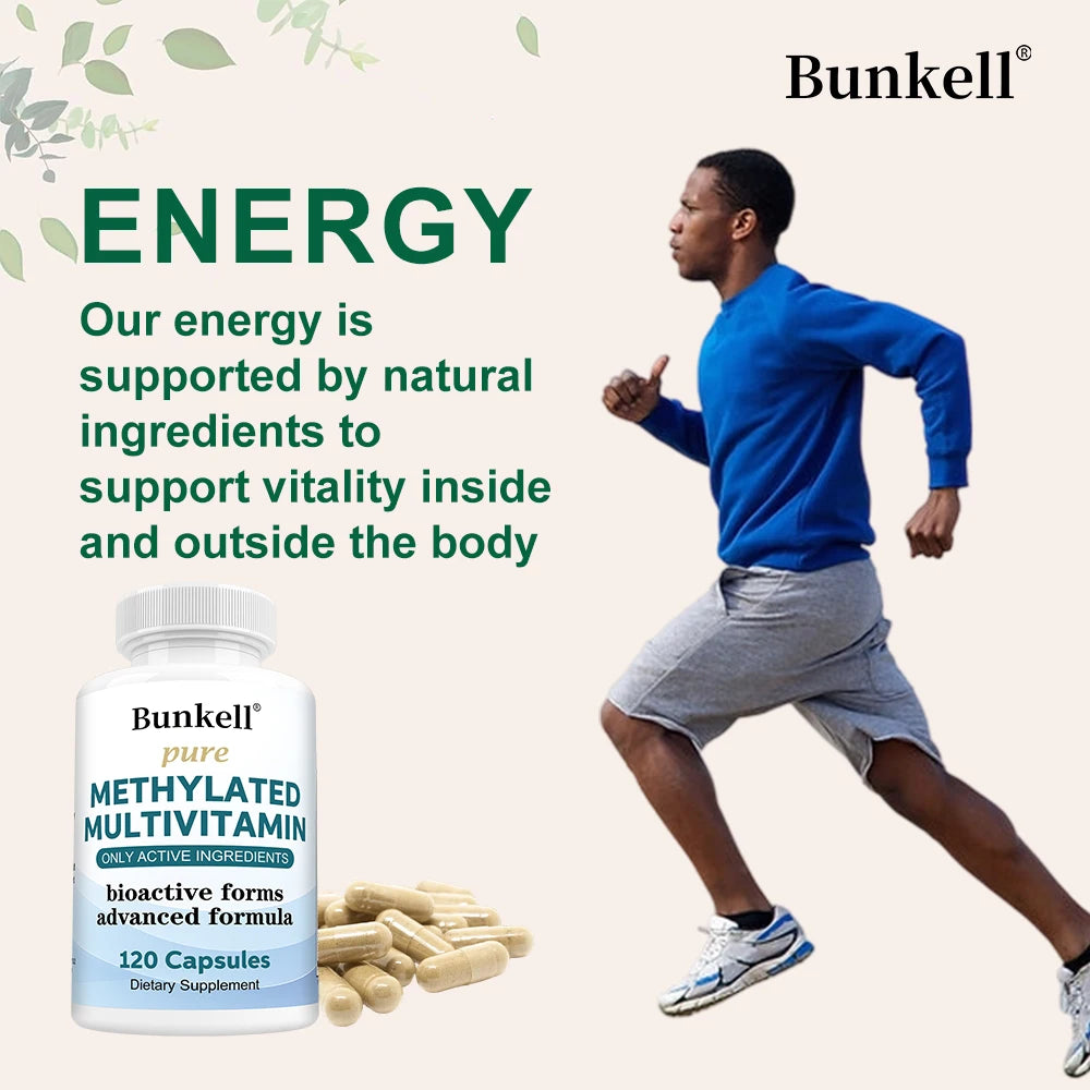 High-Potency Methylated Multivitamin - Whole Food, B-Complex, Hair Skin Energy, Stress, Immune & Maintain Heart Health Support Peaceful Pleasures Health and Wellness