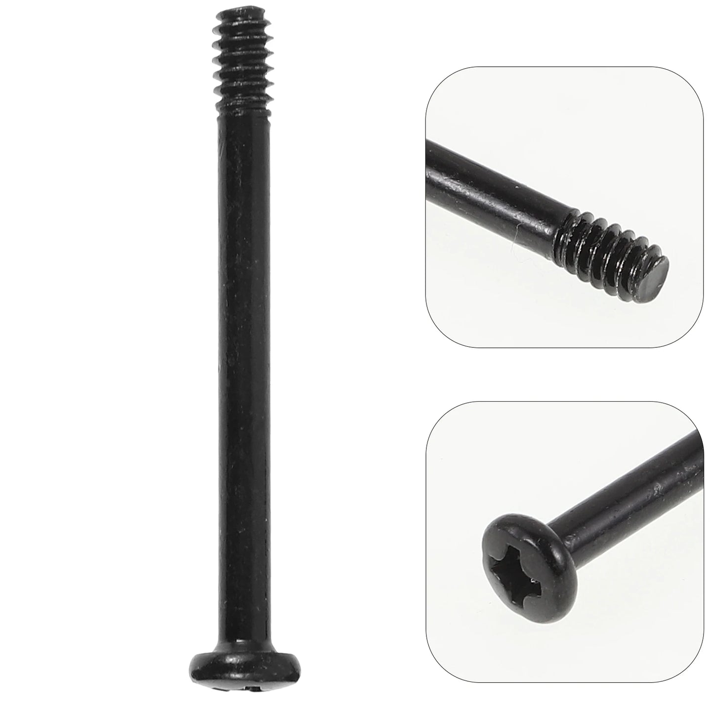 50pcs Computer 34mm Long Metal Cooling Mounting Screws Cooling Fan Mount Screws for PC Case Water Radiator DIY Accessories Peaceful Pleasures Health and Wellness Default Title