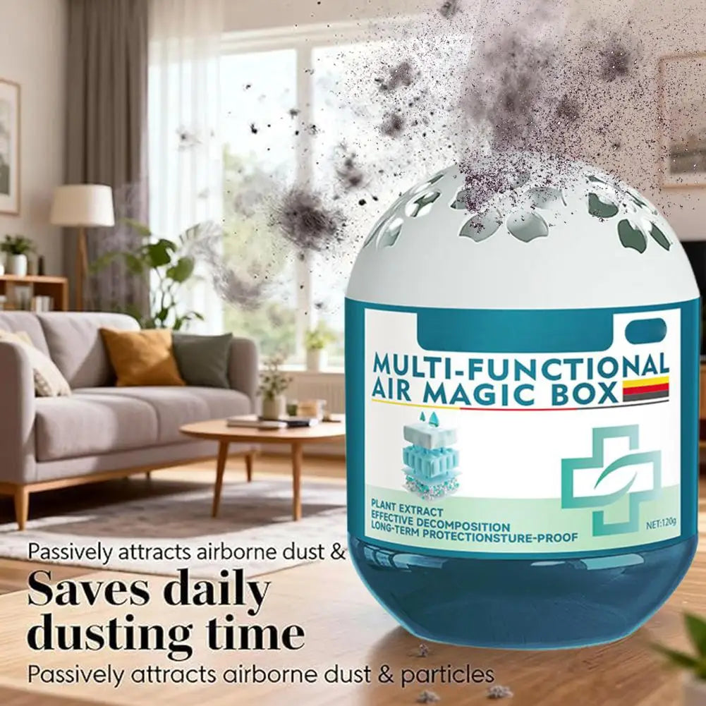 Indoor Air Purifier Box – Filter-Free Dust & Odor Remover