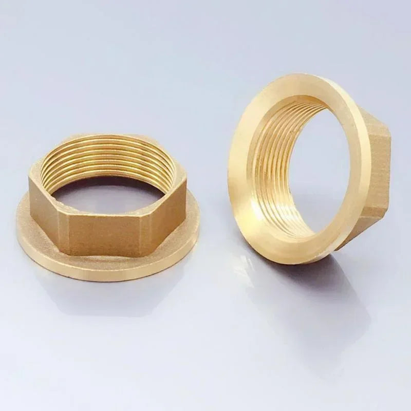 Brass Faucet Base Nut & Pipe Connector – Kitchen & Bathroom