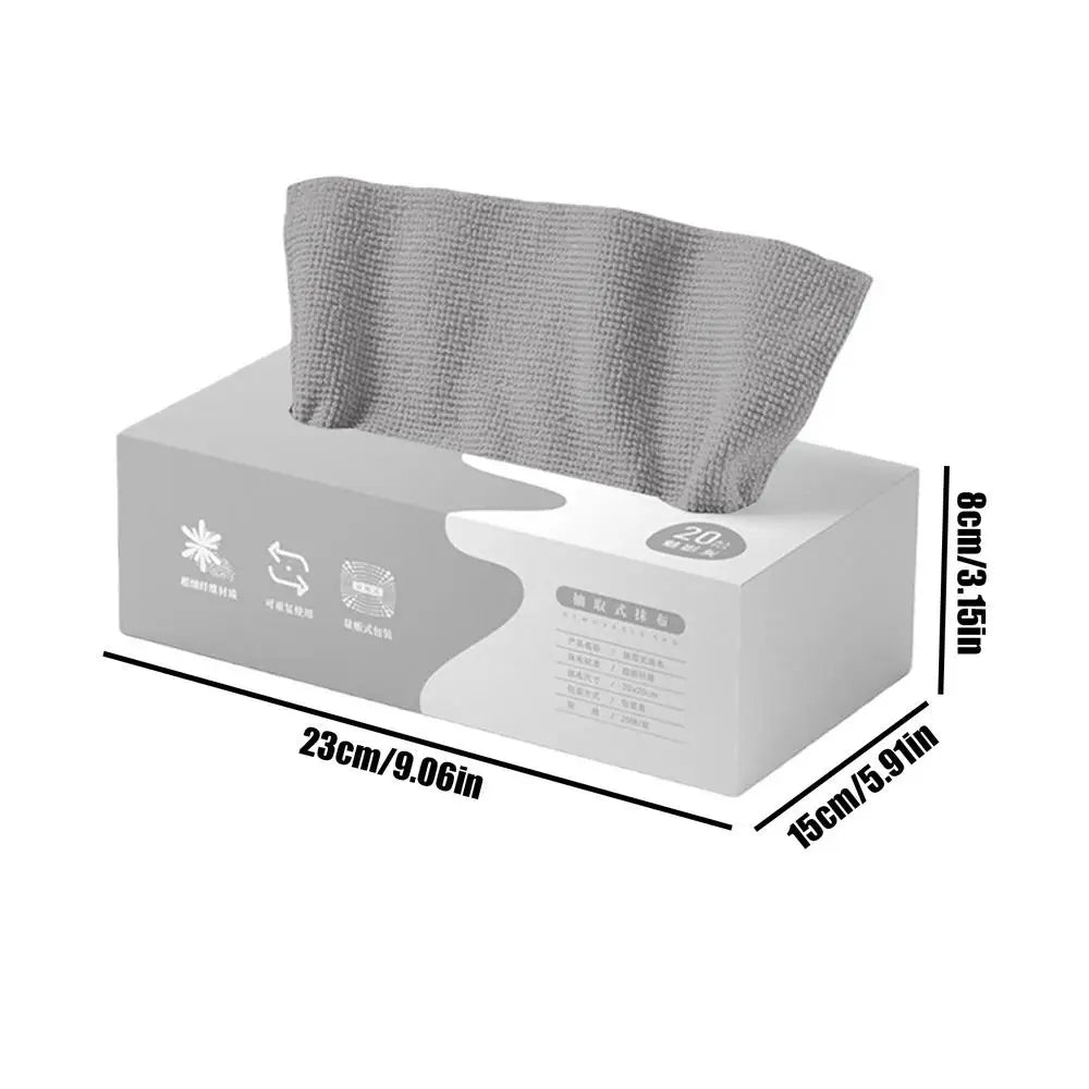 Microfiber Cleaning Cloths 20-Pack – Reusable & Streak-Free