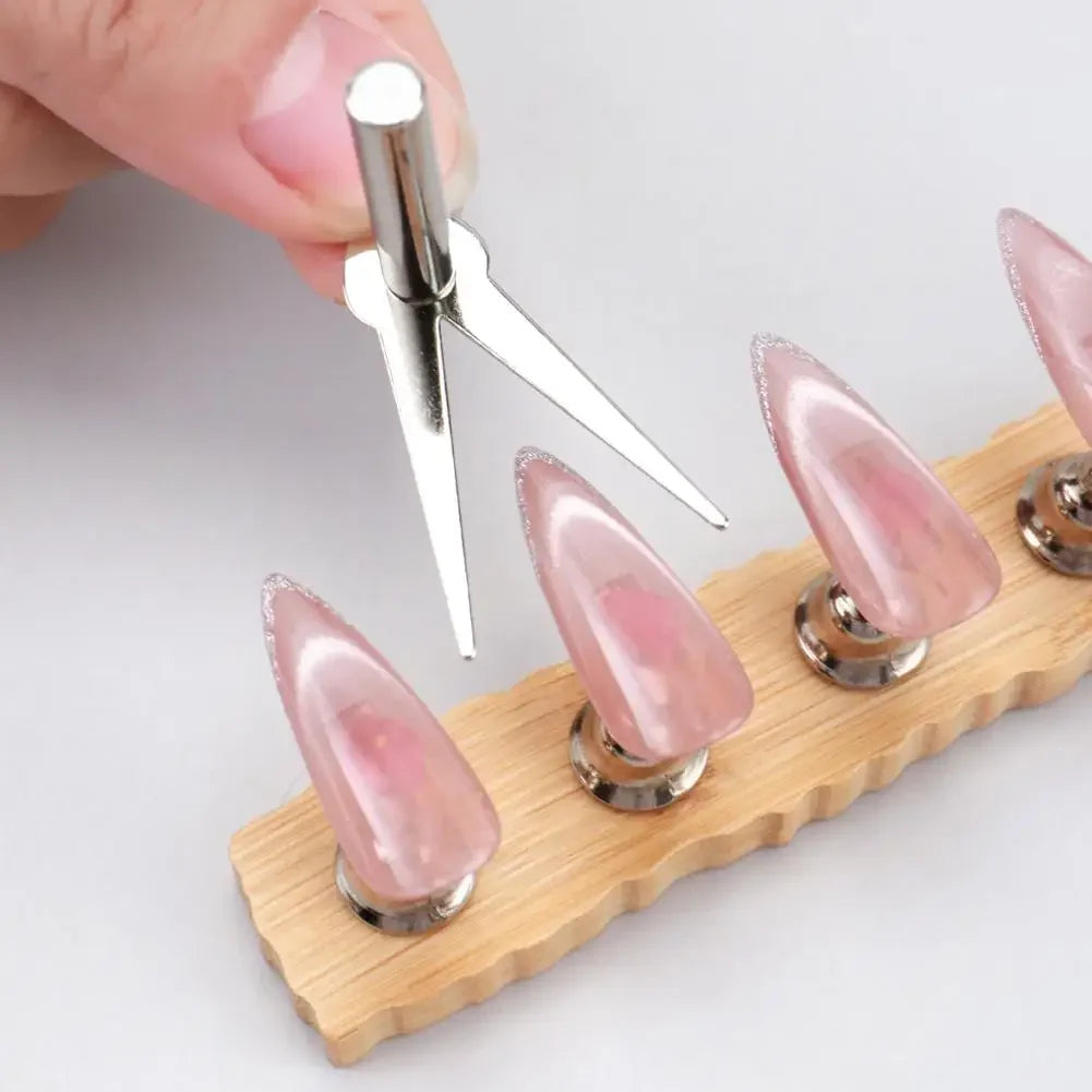 Cat Eye Nail Magnet for Nails,3PCS French Cat Eye Magnet Tool,Stainless Steel Cat Eye Nail Magnetic Rod for DIY & Nail Salon Peaceful Pleasures Health and Wellness