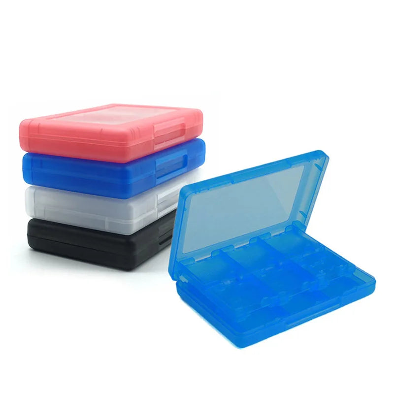 28-in-1 Game Card Case Compatible Nintendo NEW 3DS / 3DS / DSi / DSi XL / DSi LL / DS / DS Lite Cartridge Storage Box Holder Peaceful Pleasures Health and Wellness