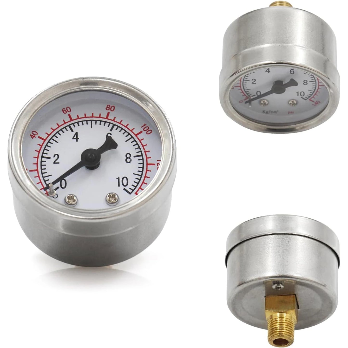AN6 Dual Feed Carb Fuel Line & Vacuum Gauge – Holley 4150