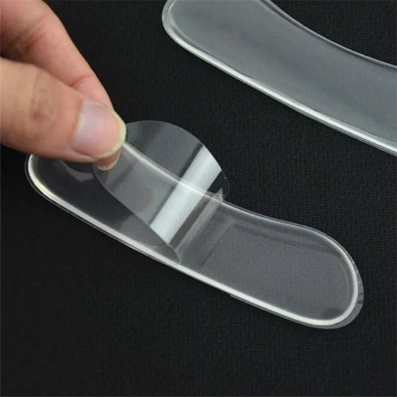 Silicone Gel Heel Cushion Pads 2 Pairs | Self-Adhesive Insoles