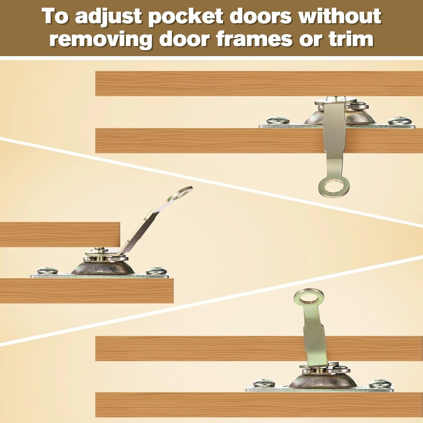 Pivot Adjustment Wrench 3 8 Bi-fold Open Pocket Door Folding Closet