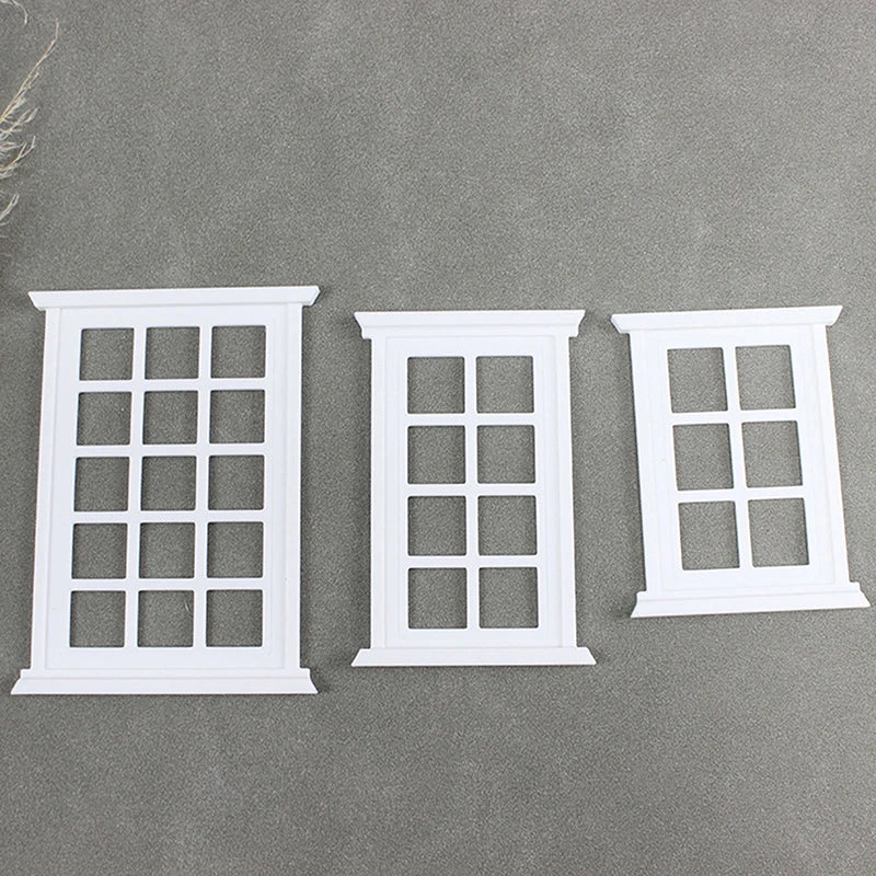 1/12 Miniature Dollhouse Window Frame – DIY Craft Decor