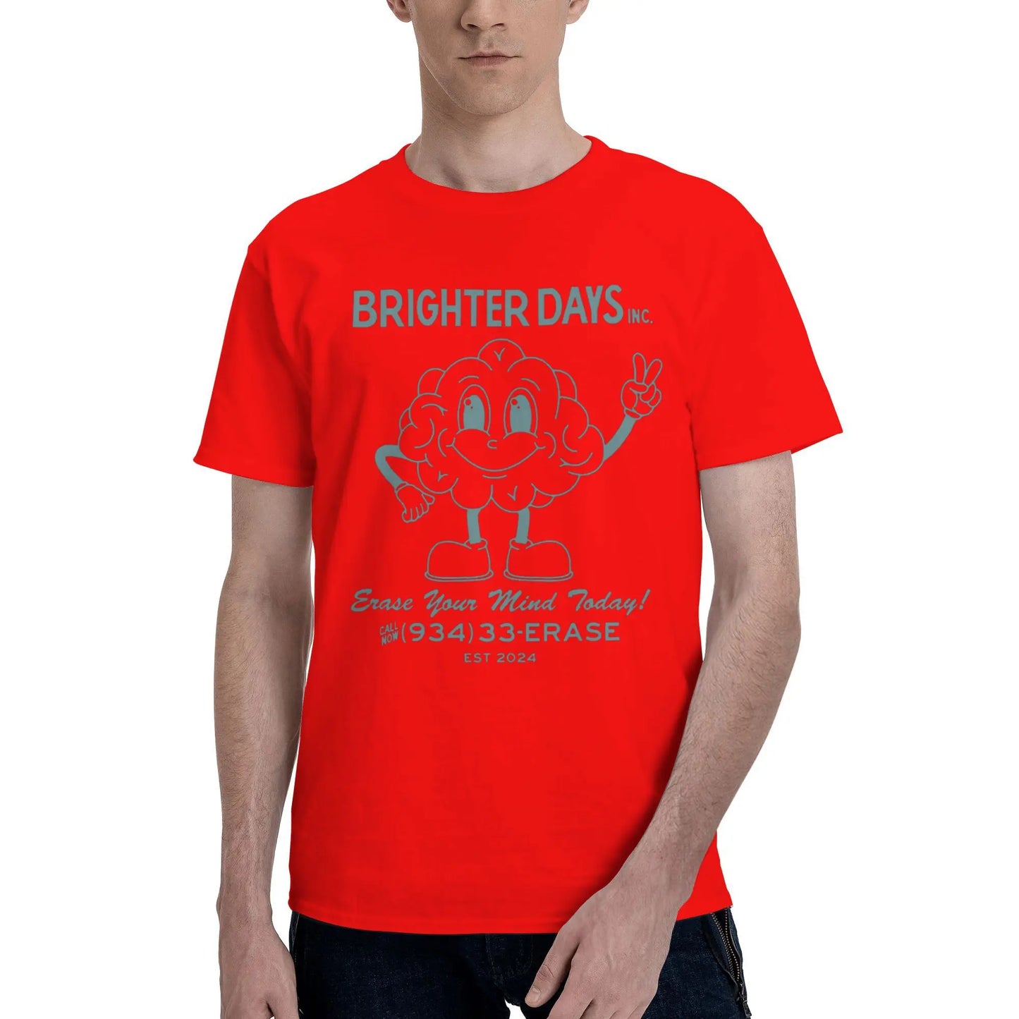 Men Arianas T-Shirts Grande Brighter Day Inc. Cotton Tees Summer Y2K Fun Short Sleeves O Neck Cool Loose Tshirt Plus Size 5XL Peaceful Pleasures Health and Wellness Red 6XL