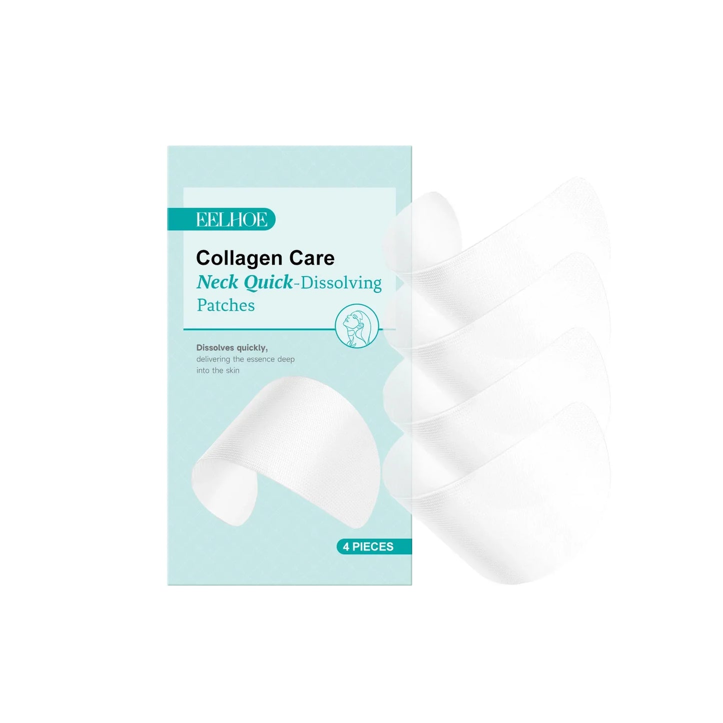 EELHOE Collagen Neck Patches – Firming & Brightening Mask 4pc
