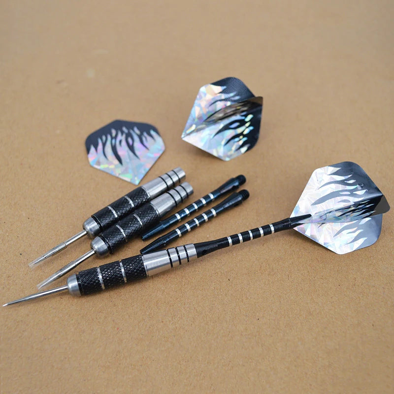 3 Pieces Anti-fall Steel Shaft Darts Set Peaceful Pleasures Health and Wellness