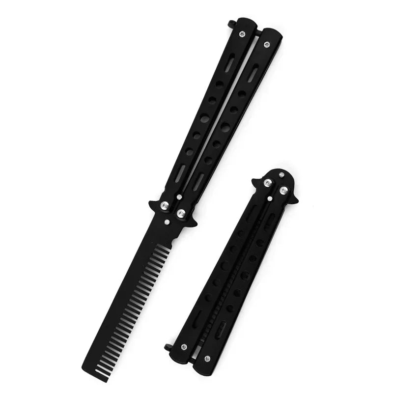 Butterfly Training Comb Stainless Steel Balisong Flipper