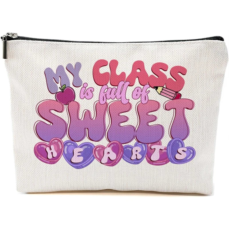 Funny Canvas Makeup Bag | Teacher, Graduation & Retirement Gift