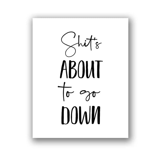 Funny Bathroom Wall Art Canvas Poster | Modern Minimalist WC Decor Canvas Wall Art Poster Peaceful Pleasures Health and Wellness B 20X25cm No Frame