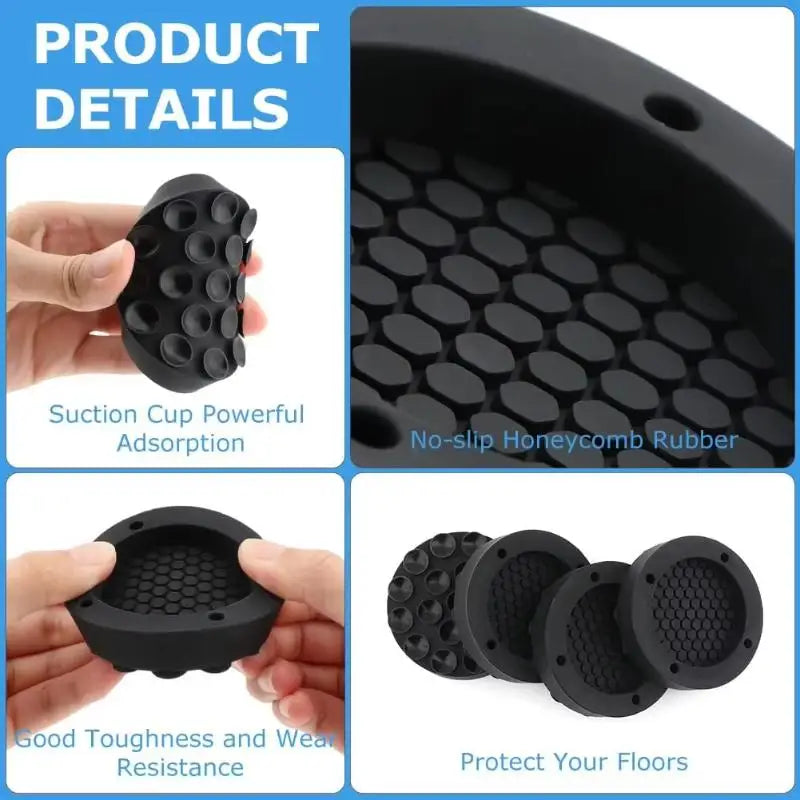 Anti-Vibration Silicone Foot Pads for Washer & Refrigerator Appliance Foot Pads Peaceful Pleasures Health and Wellness